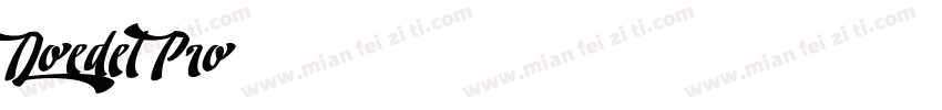 Doedel Pro字体转换